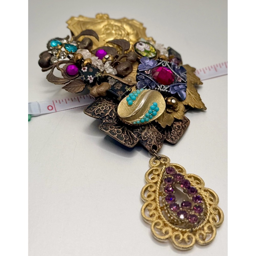 Sarah Jane Signed Assemblage Statement Pendent. V… - image 8